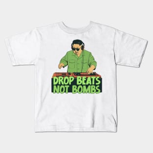 Drop Beats Not Bombs Kids T-Shirt